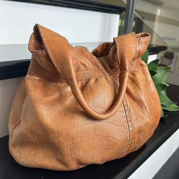 Adrienne Vittadini Genuine Leather Shoulder Bag – Soft relaxed perfect fall bag - Picture 6 of 12